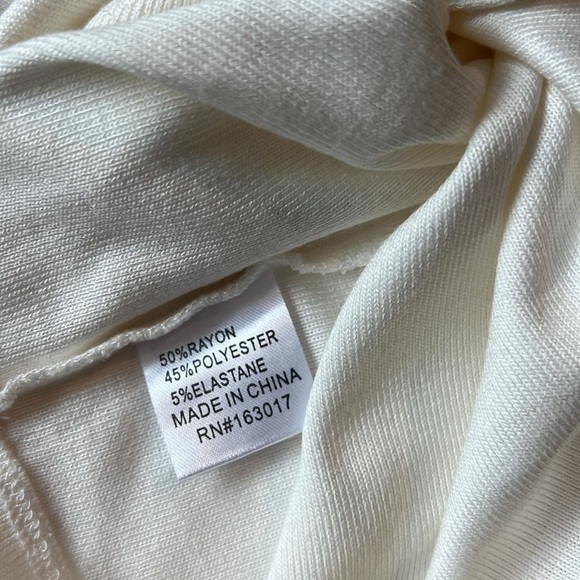 Princess Polly Turtle Neck Top Cream - Picture 4 of 4